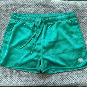Hunk satin swim shorts